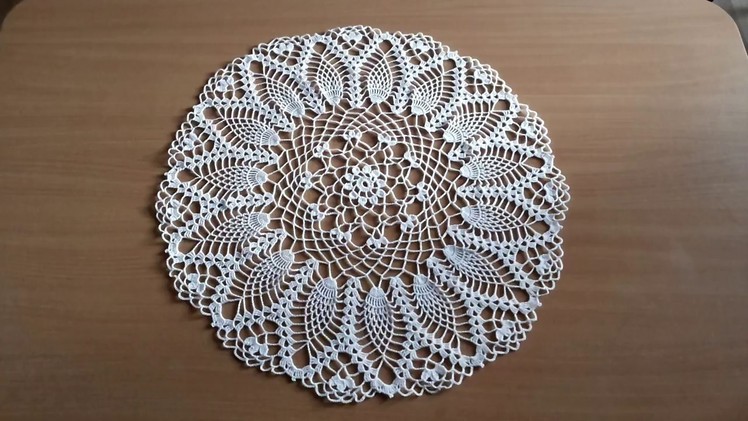 Round Crochet Doily #1 - Part 2.2