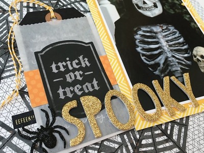 Scrap the Challenge # 21:  Spooky (Halloween theme)