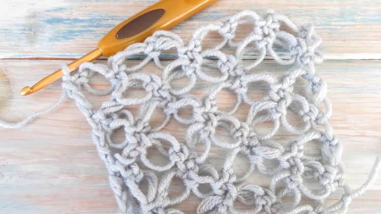 Solomon Knot in rows - How to Crochet