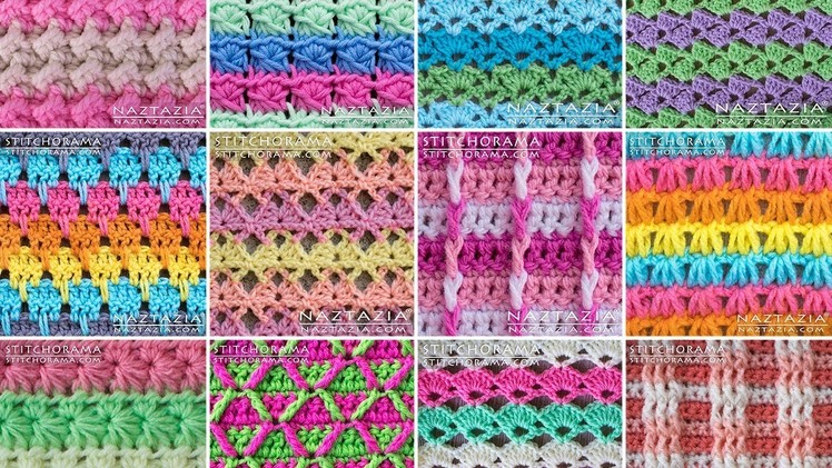 Stitchorama by Naztazia Review - Crochet Stitches