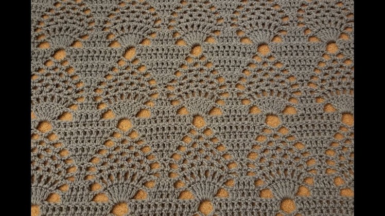 The Pineapple Throw Crochet Tutorial!