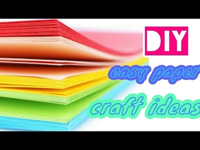 Top 6 DIY crafts for kids-easy paper crafts#trending 2018 - cool and creative #124