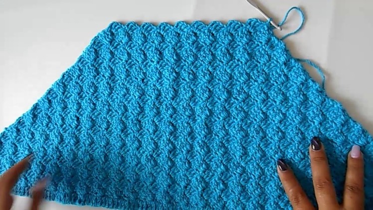 Top a crochet - super rapido - top crop a crochet o ganchillo - tutorial para  zurdos