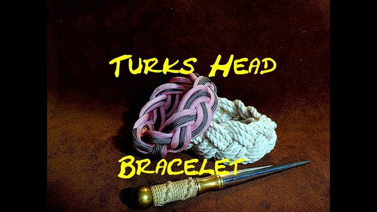 Turks Head Sailors Bracelet - Nantucket Bracelet - Paracord Turks Head Bracelet How to Tie