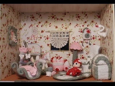 Tutorial - A crochet Dollhouse - Nursery