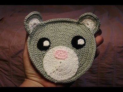 Tutorial - Crochet Pattern Bear Rug - Miniature Item for the Dollhouse
