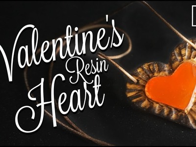 Valentine's Day Resin Heart Pendant