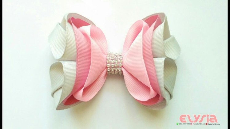 Zaima 3D #Ribbon Bow | DIY by Elysia Handmade