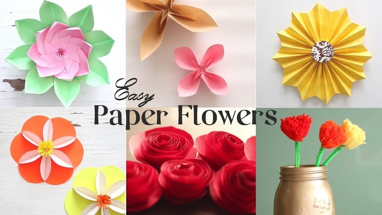 6 Easy Paper Flowers | 8 Petal Lotus  (Author: Paper Kawaii)