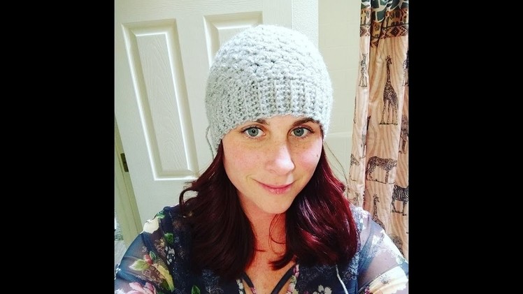 Crochet Suzie Messy Bun Beanie (Easy and quick project)