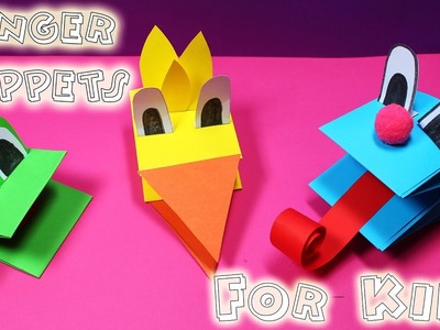 Cute Paper Puppets - How To Make Puppets For Kids