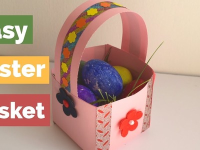 DIY Easter Basket for Kids | Mini Paper Easter Basket | Easter Basket Crafts | Noreva Projects