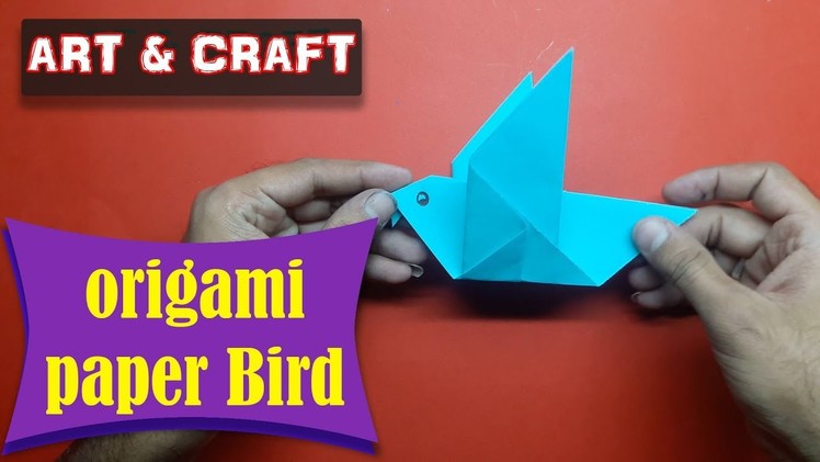DIY  How to make an origami paper Bird || Open Mind