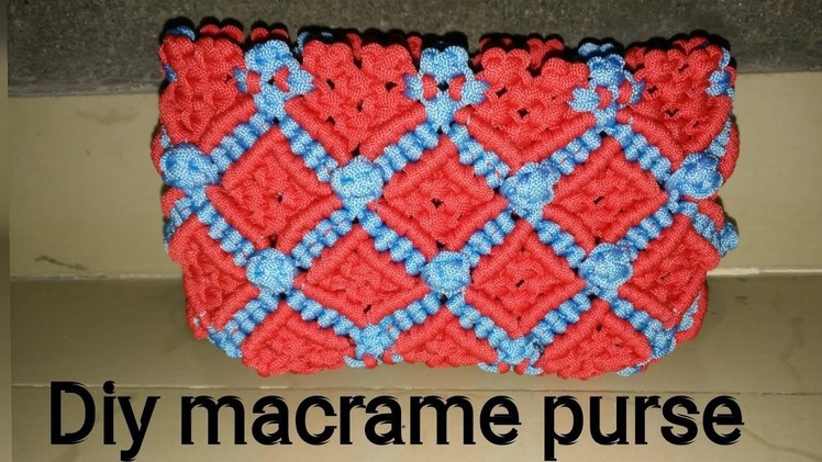 Diy how to make macrame purse # design 21