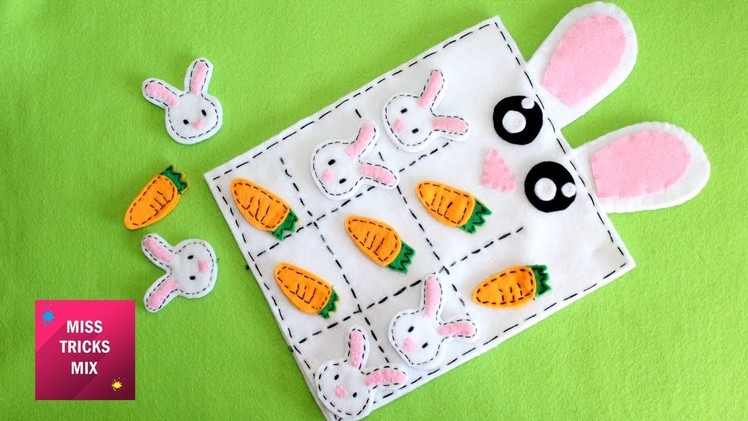 DIY : How to make the Easter Tic-Tac-Toe board game. Easter crafts - Kids Crafts