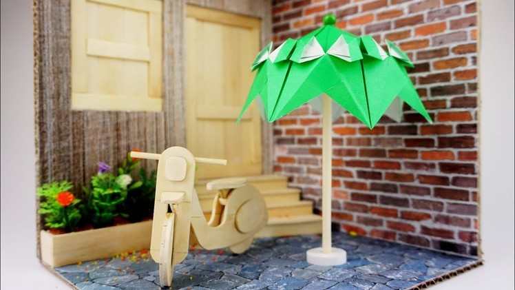 DIY Miniature Doll's Umbrella - Paper Crafts - Handmade Crafts
