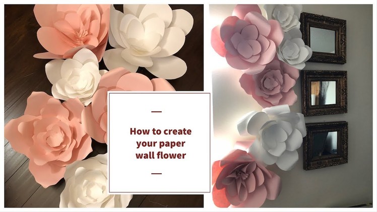 DIY Rose tutorial. how to make paper flower