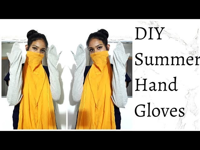DIY Summer Hand Gloves | How to make summer hand gloves at home