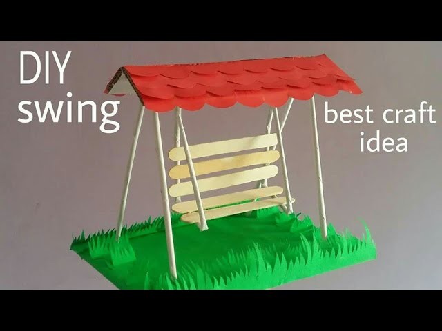 DIY Swing| how to make swing with papers and cardboard