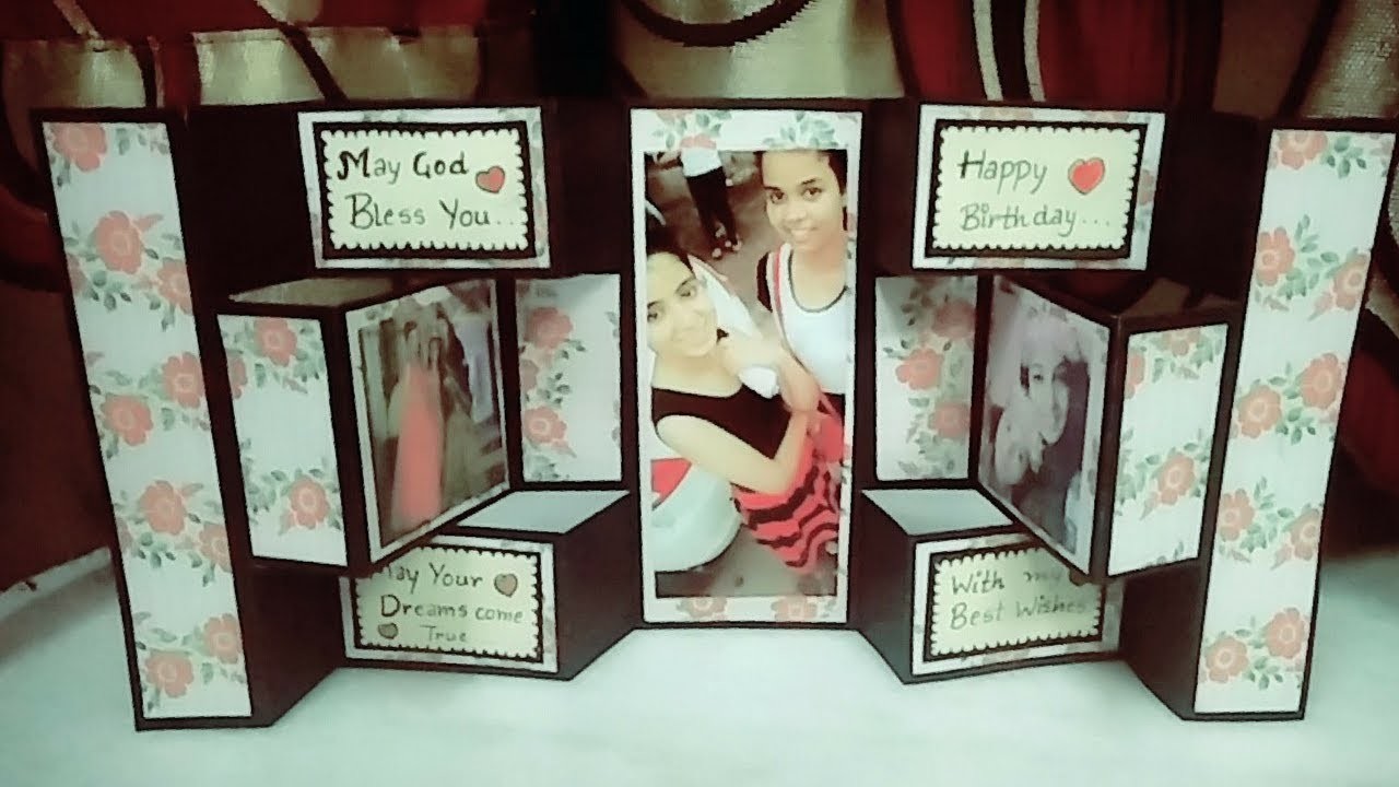 Double Tri Shutter Card handmade Birthday Card Ideas For Friend how To 