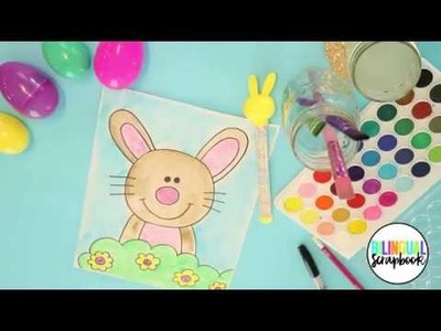 Easter Bunny Directed Drawing - How to Draw a Bunny For Kids