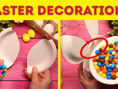 Easter Decoration: 8 Amazing DIY Ideas On How To Make Easter Decor | Handmade Easter Bunny | A+hacks