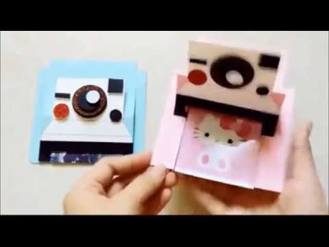 Handmade Card Ideas | Handmade Instax Card | How to make Camera Card