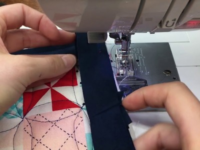 How to Bind a Quilt :: Joining the Ends with a Straight Join