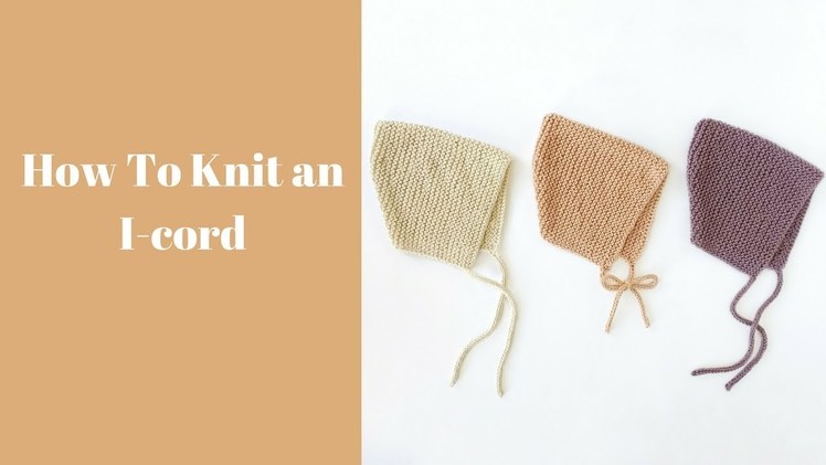 How to knit an I-cord