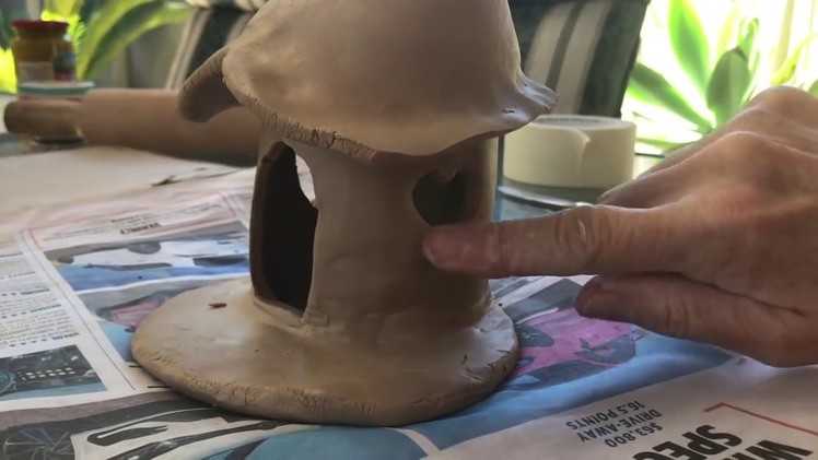How to Make a Clay Fairy House with Fairy