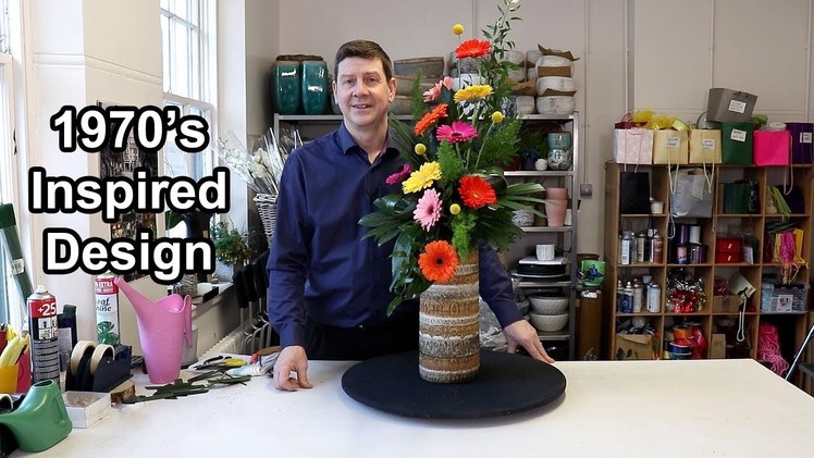 How To Make A Funky 1970's Flower Arrangement