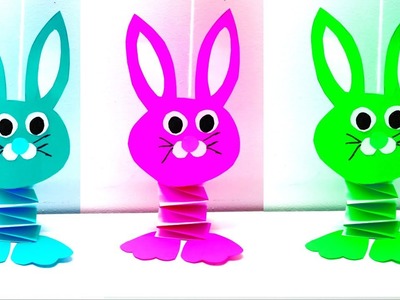 How to Make a Paper Bunny Rabbit  Easy Easter Crafts Ideas EMMA DIY #67
