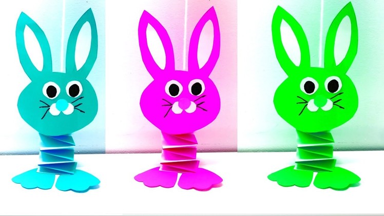 How to Make a Paper Bunny Rabbit  Easy Easter Crafts Ideas EMMA DIY #67