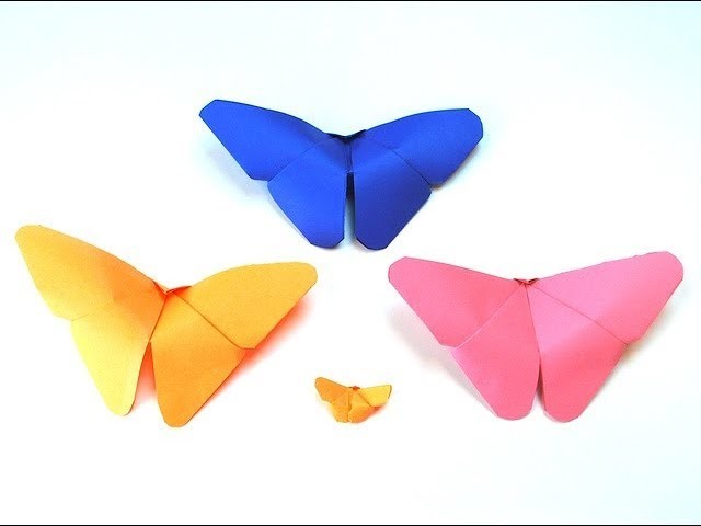 How to make a paper butterfly.