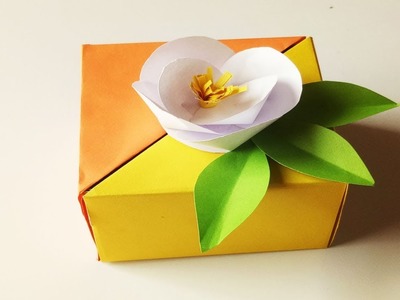 How to make a paper gift box.Explosion Box Tutorial.