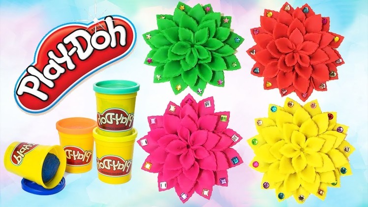 How to Make Beautiful Play Doh Flowers - Easy DIY Crafts for Kids