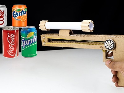 How To Make Cardboard Gun That Shoots - DIY Cardboard Sniper That Shoots With Magazine