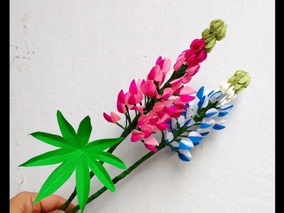How to make Crepe Paper Flowers Lupine (flower # 261)