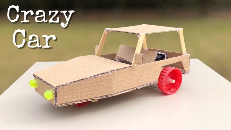 How to Make Electric 3 Wheel Car from Cardboard
