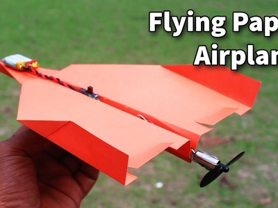 How to Make Electric Paper Aeroplane that Fly Far | Best Paper Airplanes