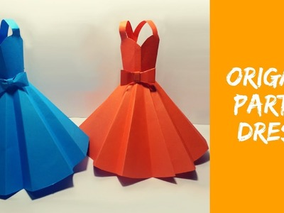 How to make origami Party Dress - Origami Dress