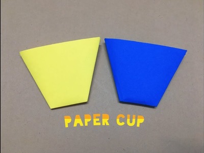 How to Make Paper Cup | Simple Paper Crafts for Kids