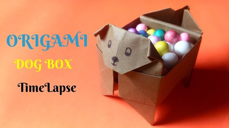 How To Make Paper Dog Box | Easy Puppy Box | InnoVatioNizer