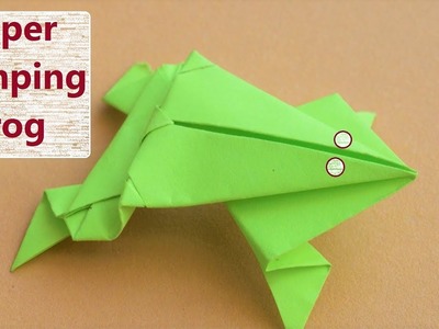 How to make paper frog easy best-How to Make a Paper Frog that Jumps High and Far