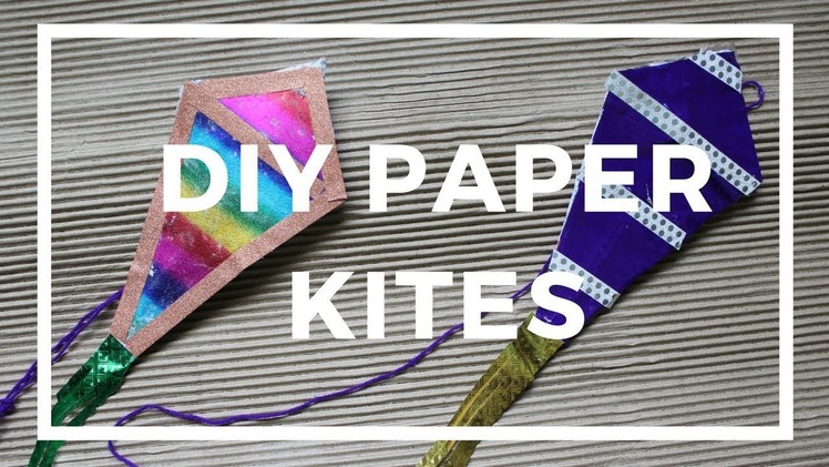 How to make  Paper Kites for kids | Simple Kite making | Summer Crafts