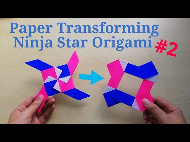 paper transforming ninja star