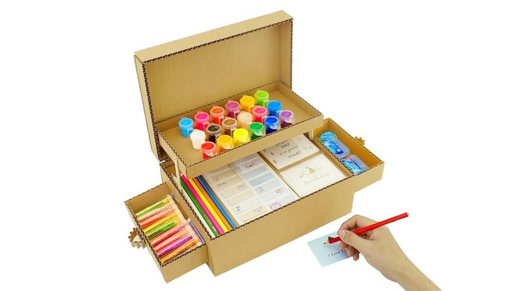 How to Make Pencil Organizer from Carboard