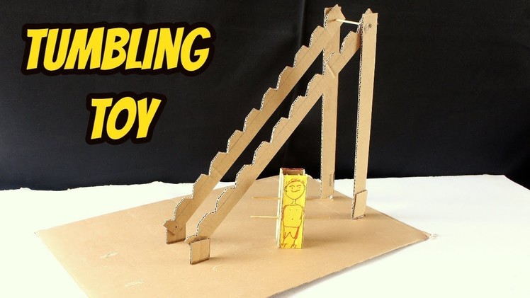 How to Make Tumbling Toy From Cardboard | Amazing Tumbling Toy For Kids | DIY