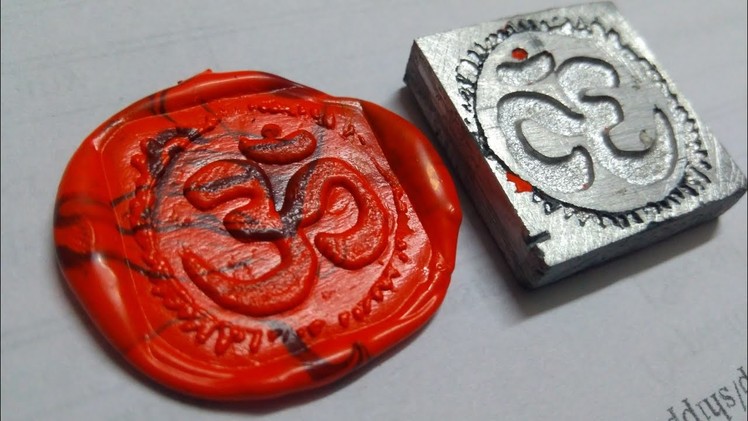 How to make Wax Seal and metal stamp