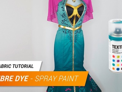 How to ombre dye fabric with spray paint | Jak Cosplay
